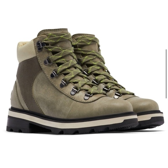 SOREL Lennox Hiker STKD Boots In Green Size 6 - Picture 11 of 11